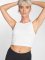 Urban Classics Tops sans manche Rib Cropped blanc